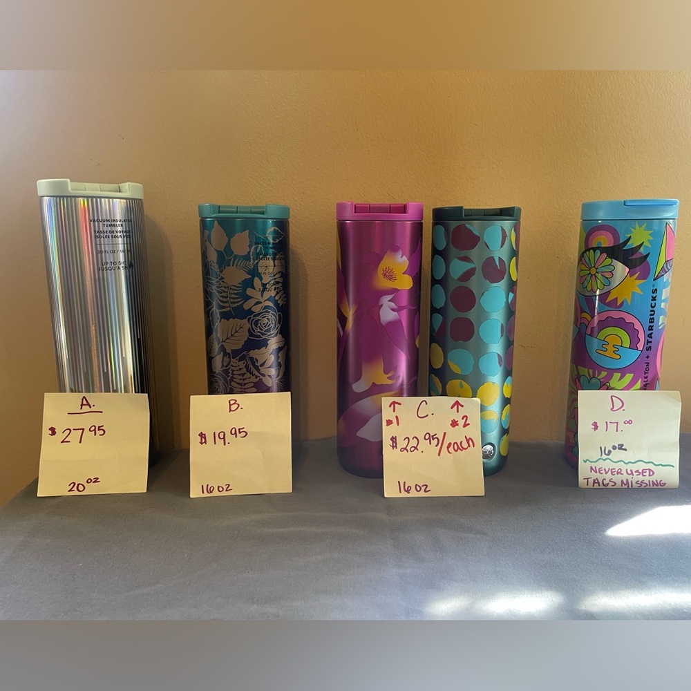 Starbucks Hot/Cold Tumblers